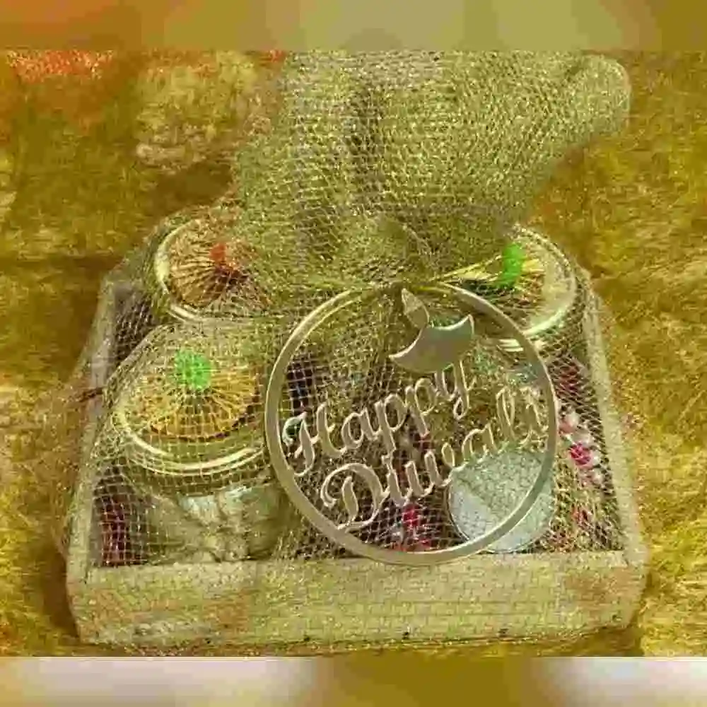 Buy Wooden Tray Diwali Hamper for Corporate Diwali Gifting